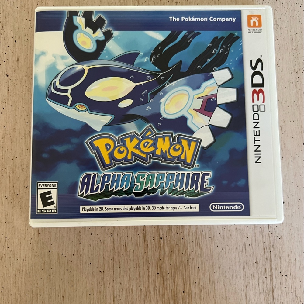 Pokémon alpha sapphire 3DS game